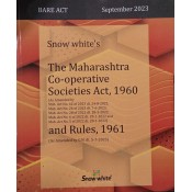 Snow White's The Maharashtra Co-operative Societies Act, 1960 And Rules, 1961 (MCS) Bare Act 2023 